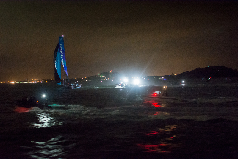 Illustration for article titled Volvo Ocean Race fans? Auckland arrival pics inside